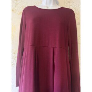 J Jill Wearever Dress Women Size Extra Small XS Cotton Long Sleeve  NWT 071
